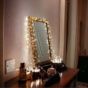 Apothecary & Company Micro LED String Lights 10ft Battery Powered White NIB